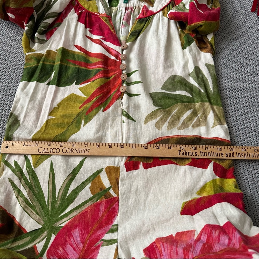 Farm Rio Spring Forest Jumpsuit XS - Picture 12 of 17